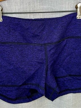 EUC Women’s FLEO OG Purple Heather Performance Workout Shorts 2.5” inseam sz XL